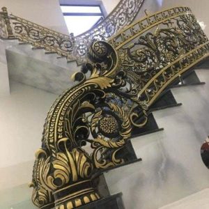 Cầu thang nhôm đúc