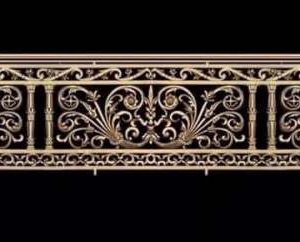 Lan can nhôm đúc HT 04