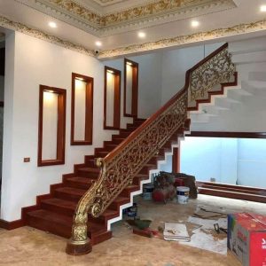 Cầu thang nhôm đúc HT 23