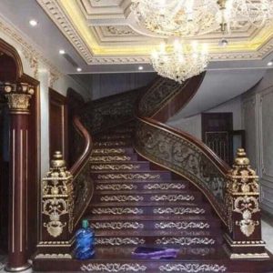 Cầu thang nhôm đúc HT 29