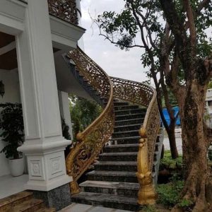 Cầu thang nhôm đúc HT 38