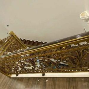 Cầu thang nhôm đúc HT 07