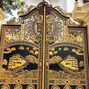 Cổng nhôm đúc HT 13