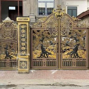 Cổng nhôm đúc HT 14