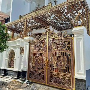 Cổng nhôm đúc HT 18