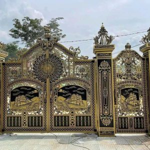 Cổng nhôm đúc HT 39