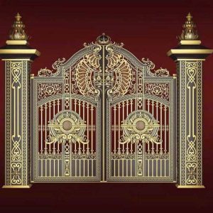Cổng nhôm đúc HT 04