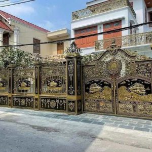 Cổng nhôm đúc HT 48