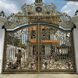 Cổng nhôm đúc HT 49