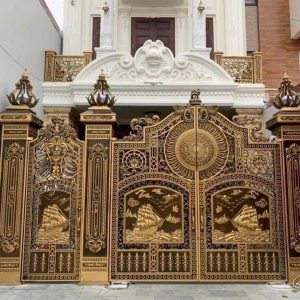 Cổng nhôm đúc HT 06