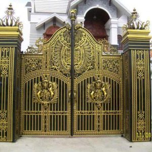 Cổng nhôm đúc HT 07
